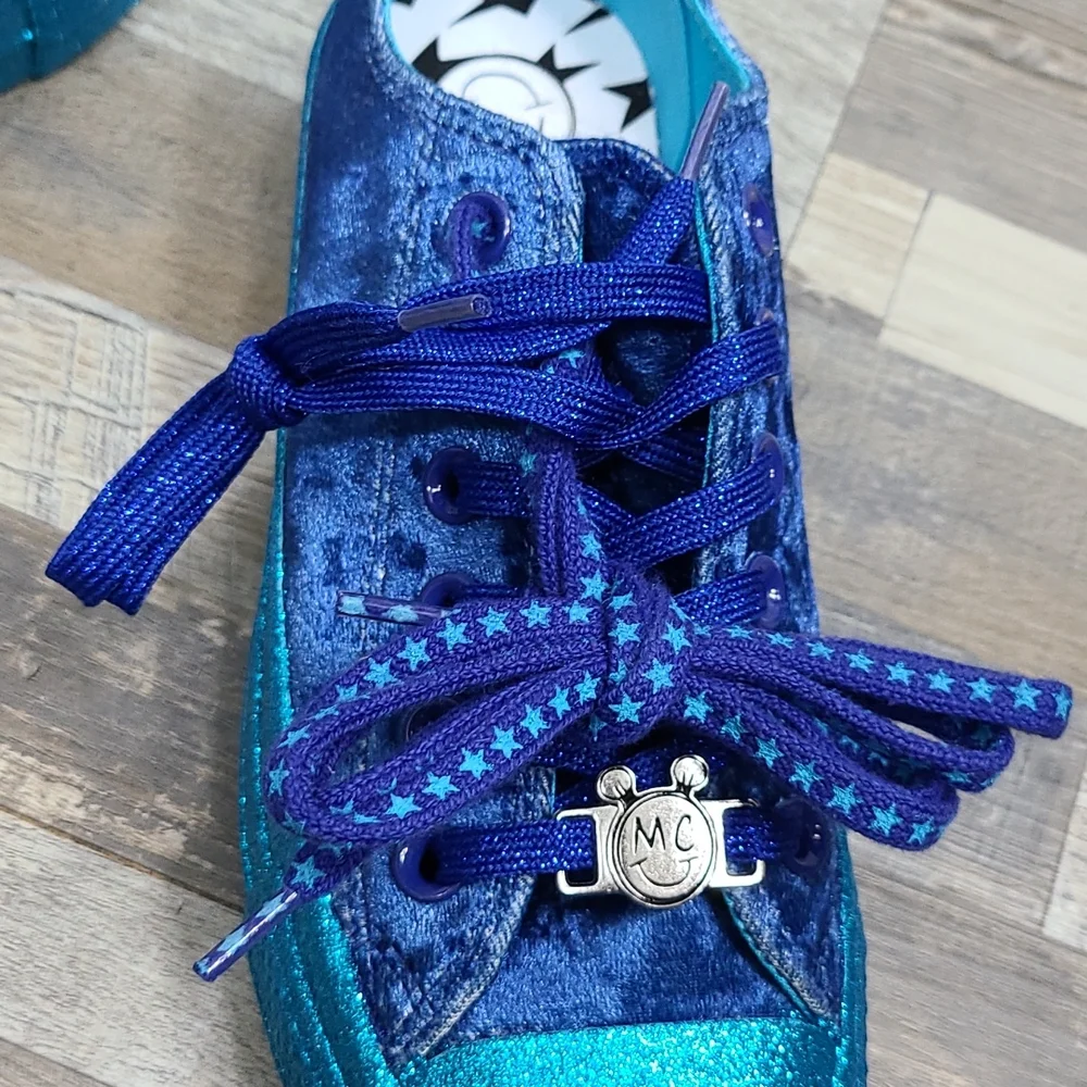 NWT Miley Cyrus x Converse Chuck Taylor Platform Ox - Blue Velvet - Sz 5.5 - Picture 12 of 13